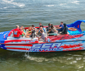 Book a Sea Priate Jet Boat Ride in Panama City Beach, Florida with Capt Anderson's Marina